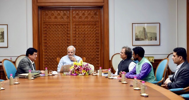 Narendar Modi meeting with Darshan Mehta